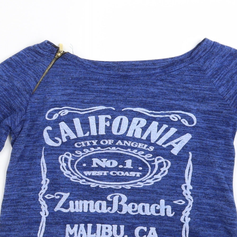 Preworn Womens Blue   Pullover Jumper One Size