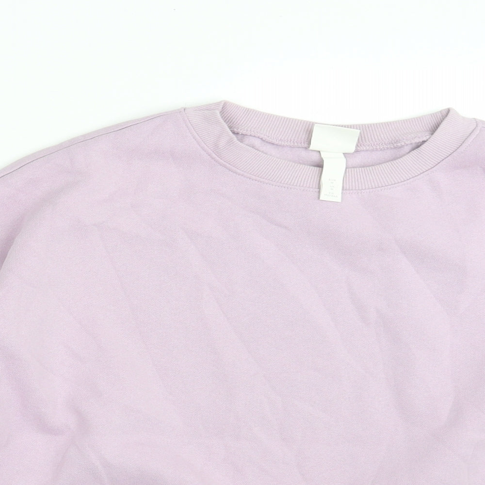 H&M Womens Purple   Pullover Jumper Size M