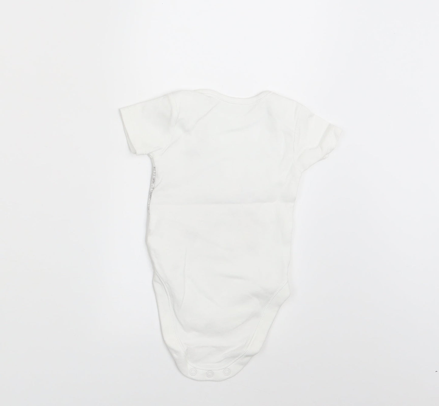 George Boys White   Romper One-Piece Size 3-6 Months