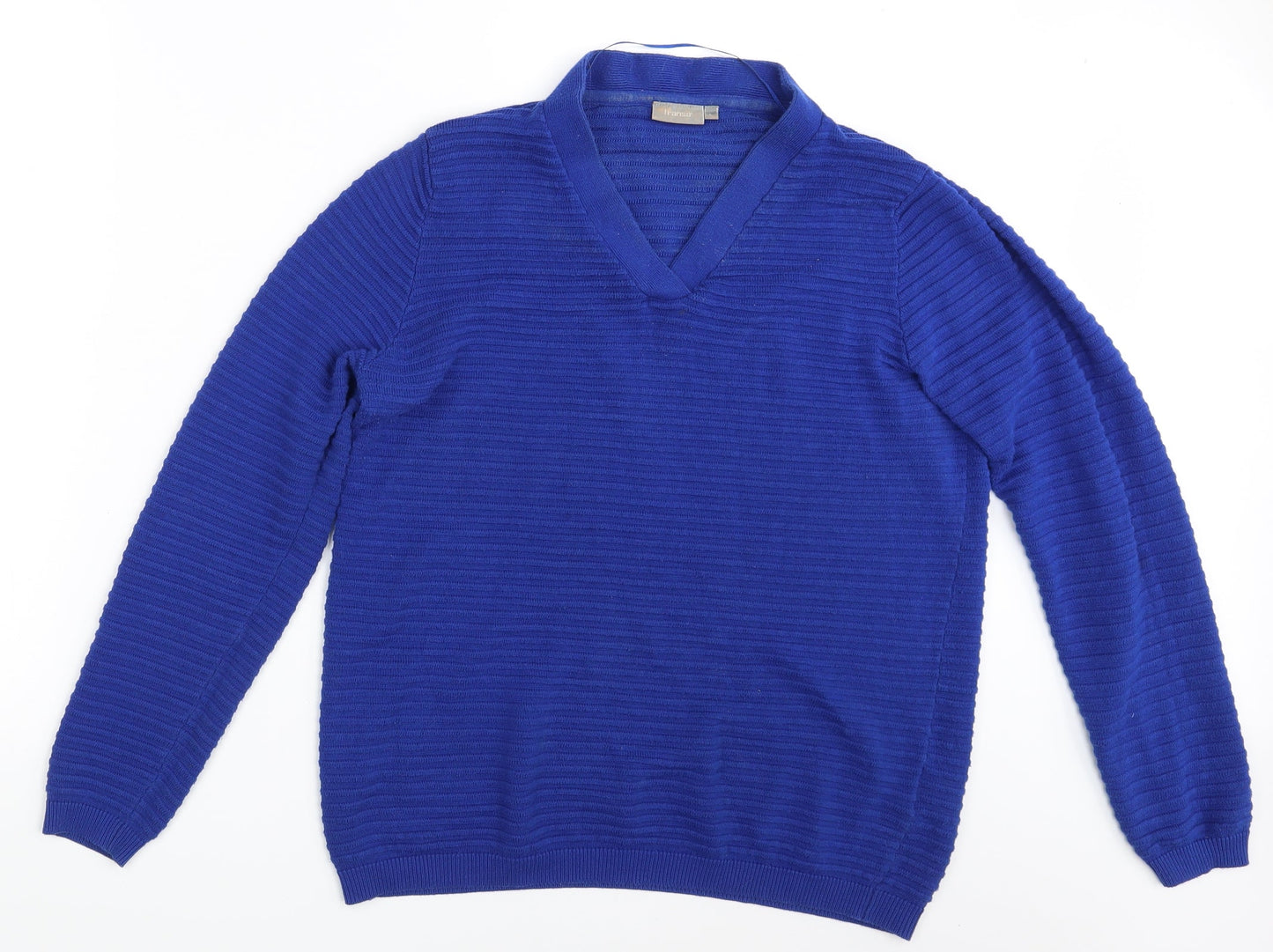Fransa Womens Blue   Pullover Jumper Size L