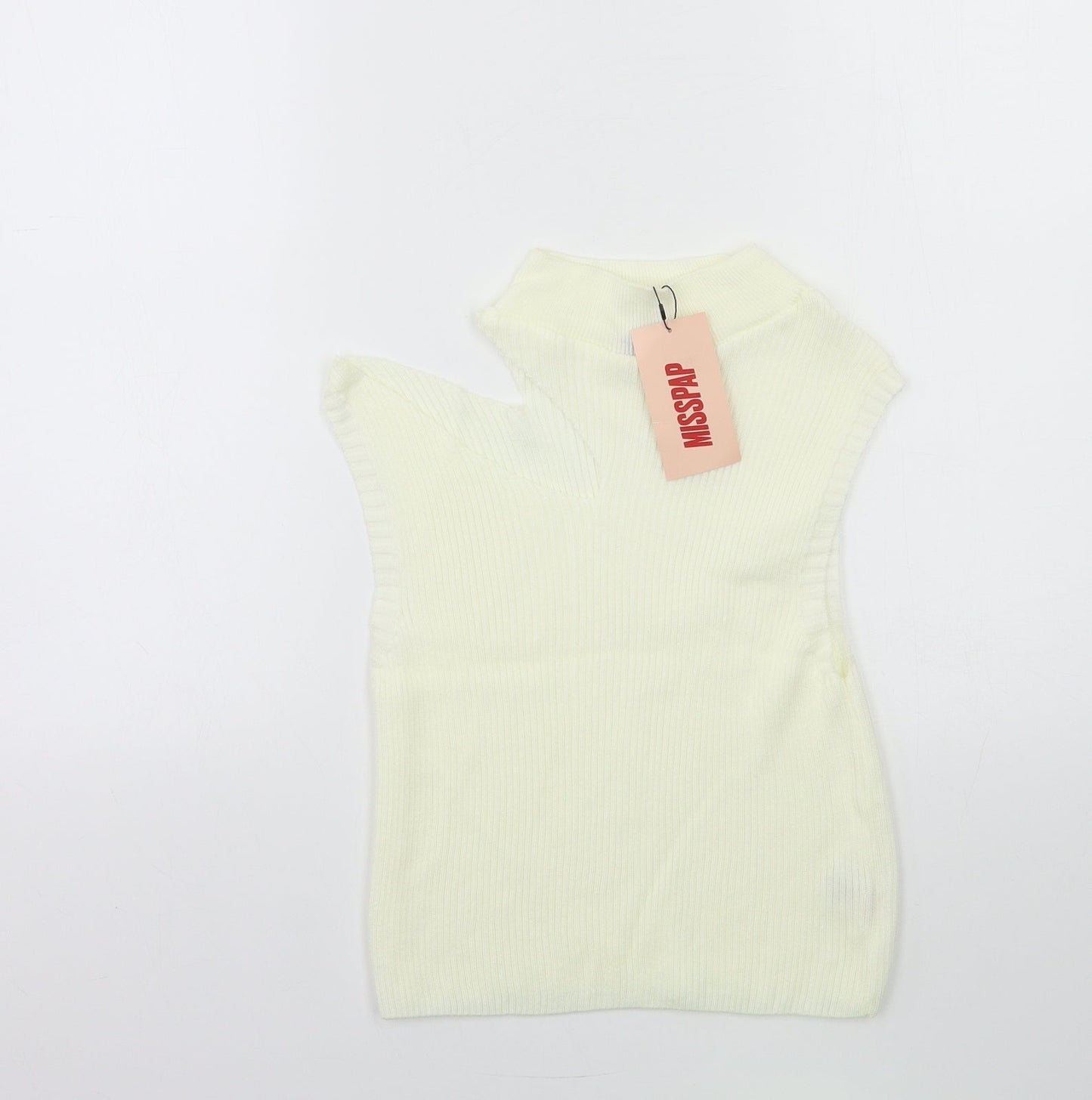 Misspap Womens White   Pullover Jumper Size 10