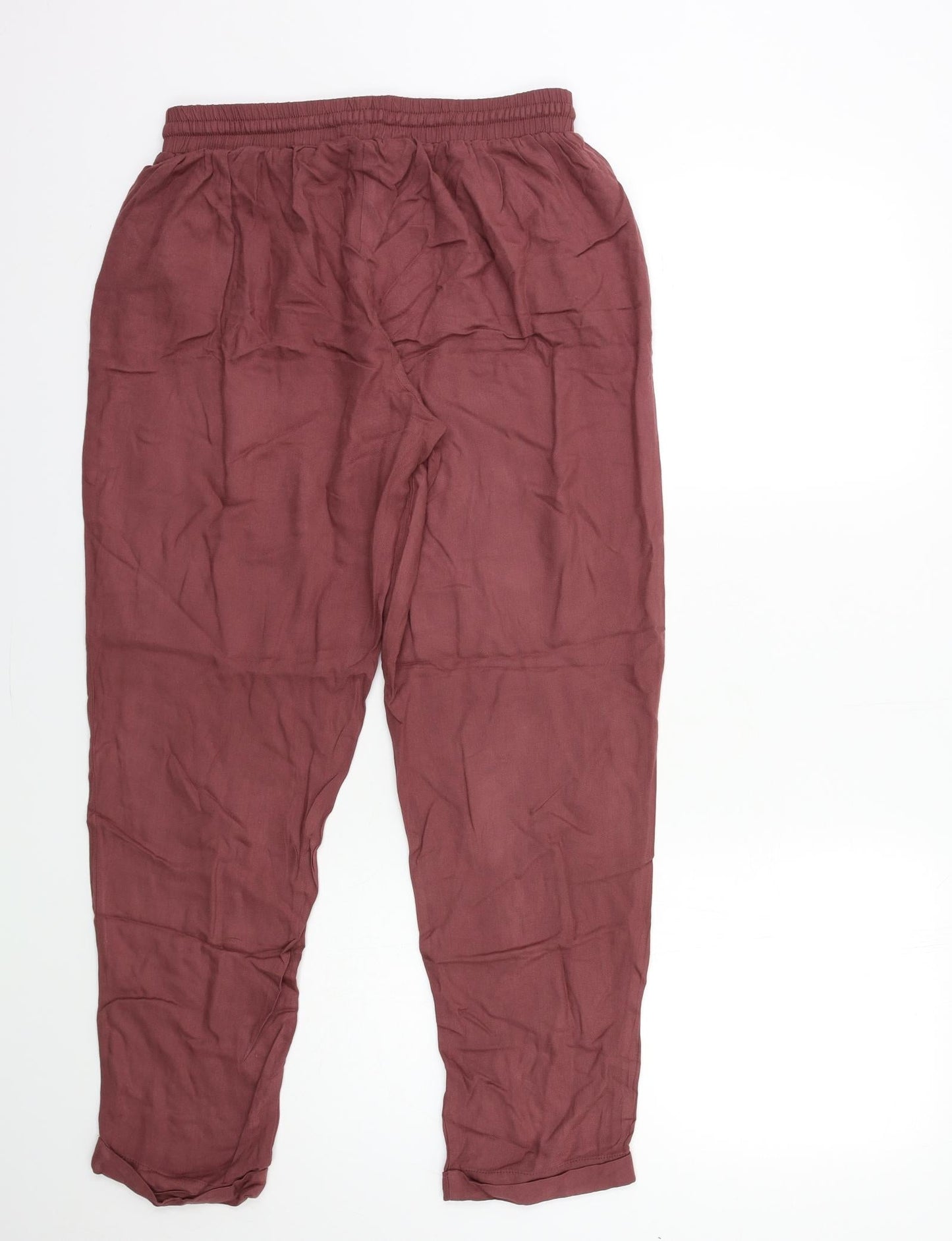 New Look Womens Red   Trousers  Size 10 L27 in