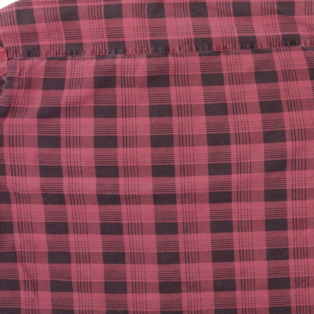 rolla's Mens Red Check   Button-Up Size M
