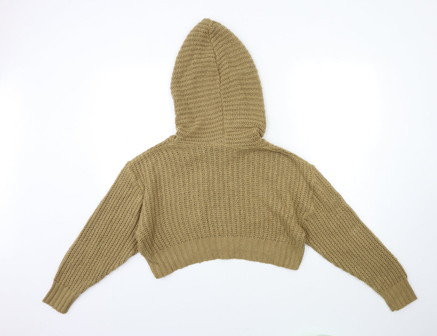 PRETTYLITTLETHING Womens Brown  Knit Pullover Jumper Size S