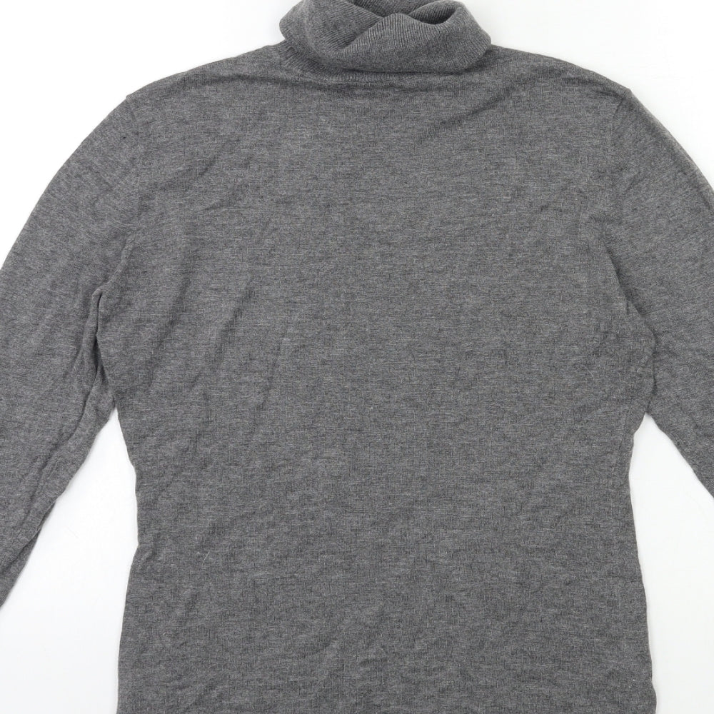 H&M Womens Grey  Knit Pullover Jumper Size S