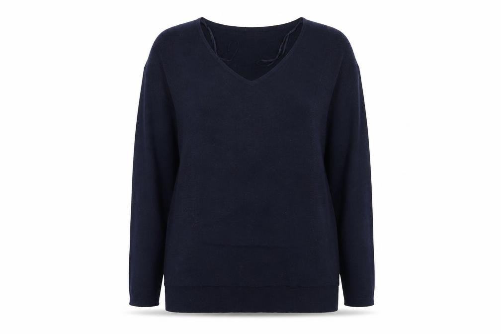 Topshop Womens Blue  Knit Pullover Jumper Size 8