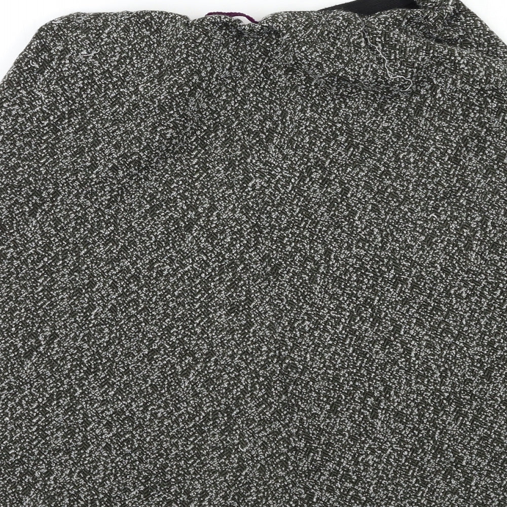 Amalina Womens Grey   Flare Skirt Size 14