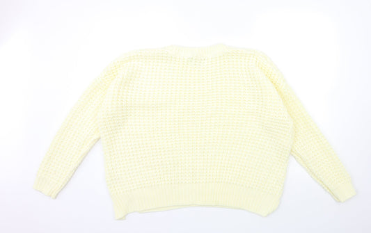 Matalan Mens Beige  Knit Pullover Jumper Size XL