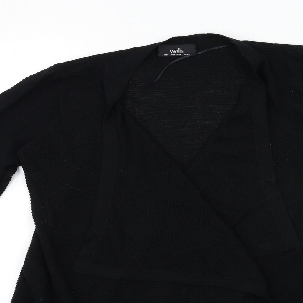 Wallis Womens Black  Knit Cardigan Jumper Size S