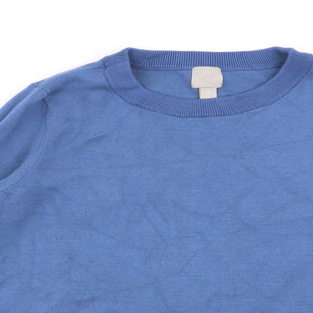H&M Womens Blue   Pullover Jumper Size M