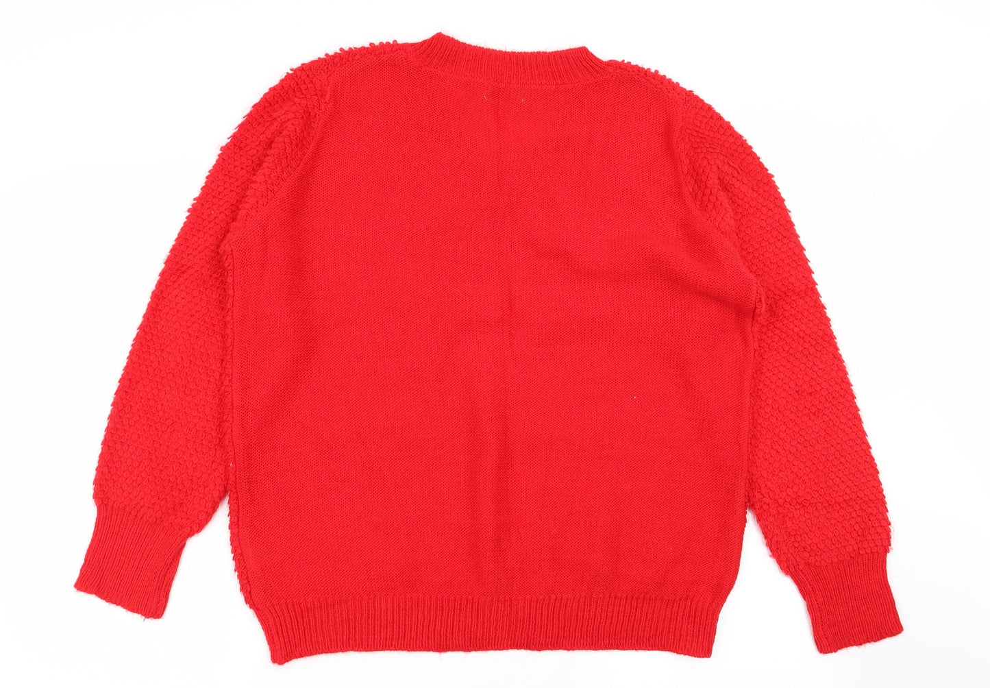 Papaya Womens Red   Pullover Jumper Size L