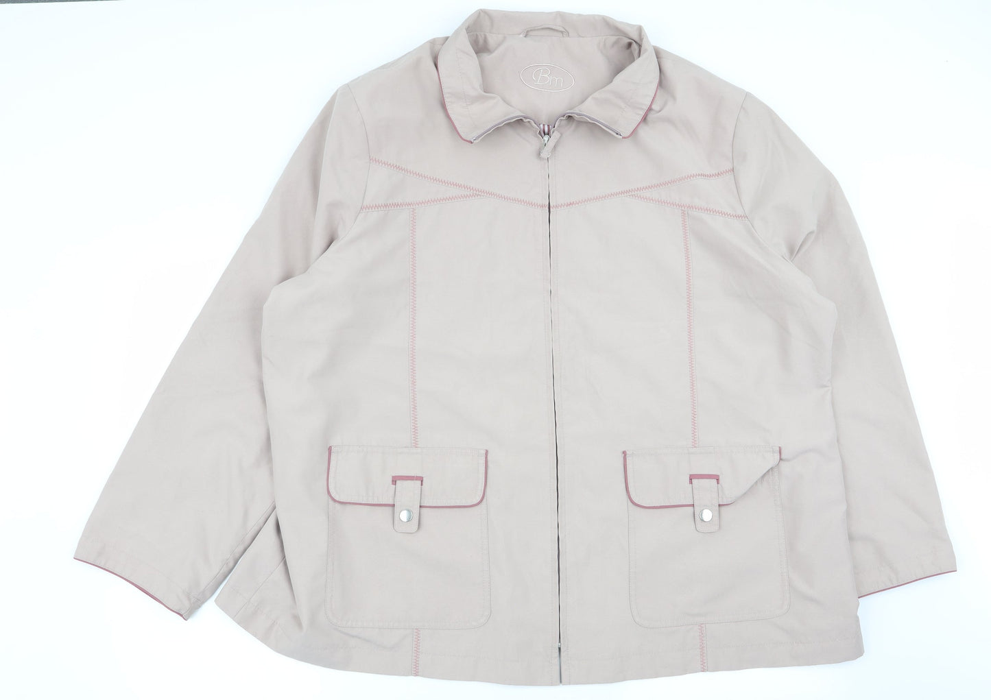 BM Womens Pink   Jacket Coat Size XL
