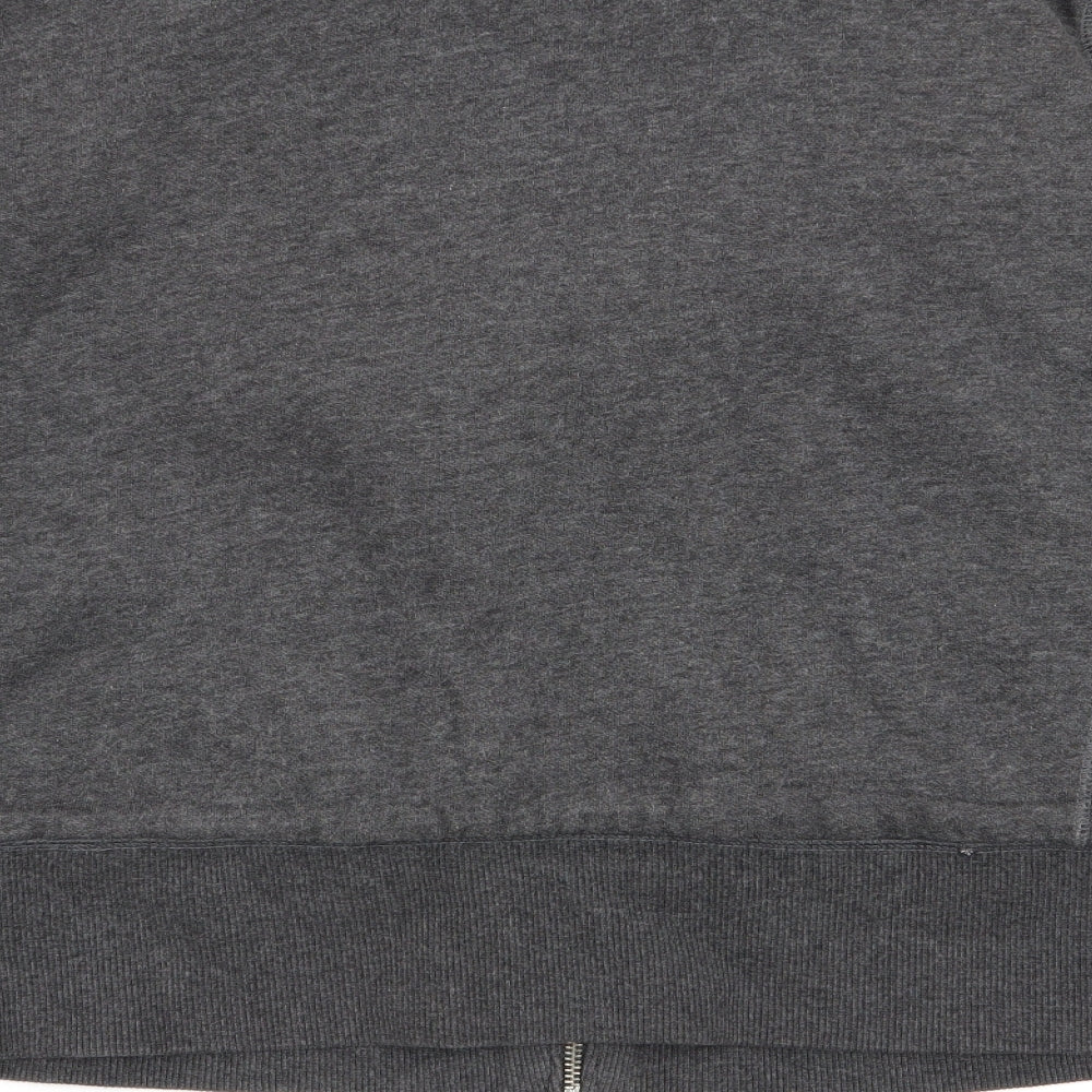 evivssa Womens Grey   Full Zip Jumper Size M