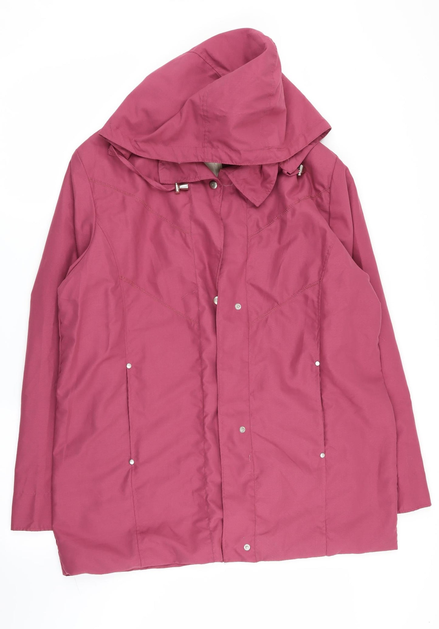 Gabriella Vicenga Womens Pink   Jacket Coat Size 14