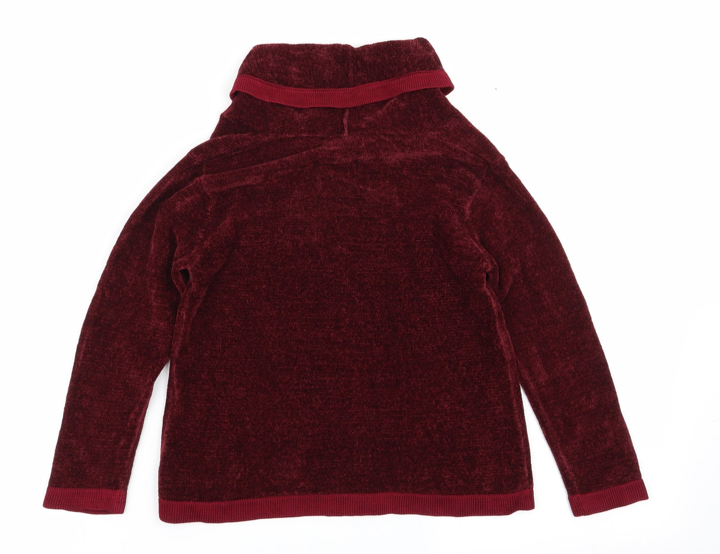 zig zag Girls Red   Pullover Jumper Size 2-3 Years