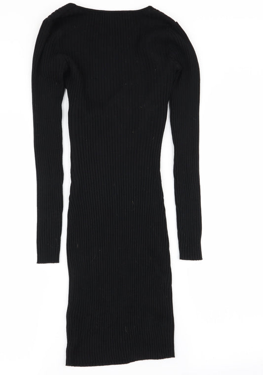 Lu NYC Womens Black   Pencil Dress  Size S