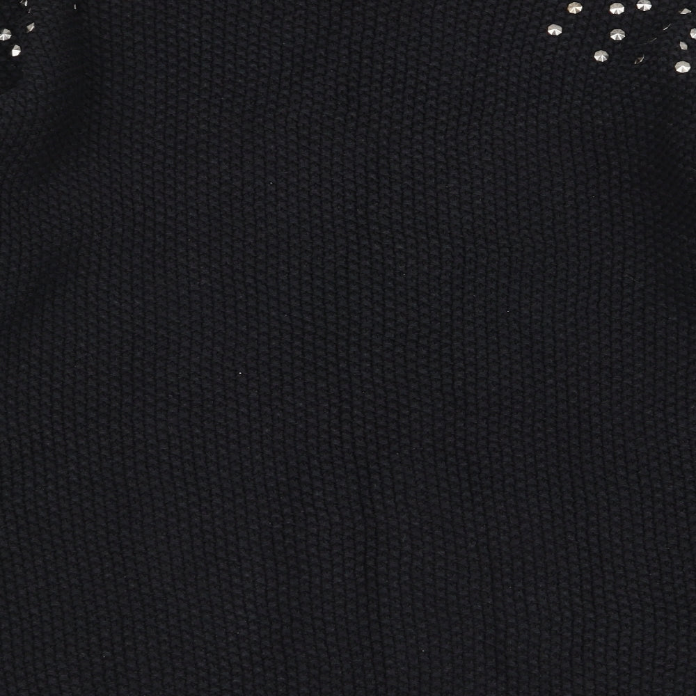 Topshop Womens Black   Pullover Jumper Size 8