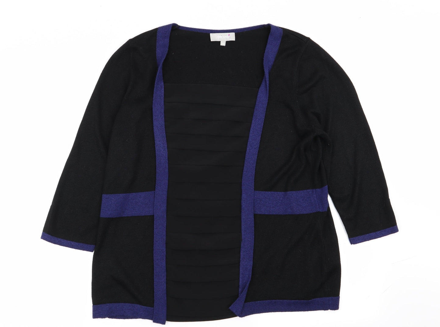 Per Una Womens Black   Pullover Jumper Size 16