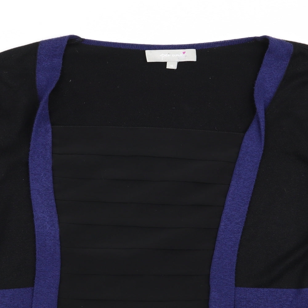 Per Una Womens Black   Pullover Jumper Size 16