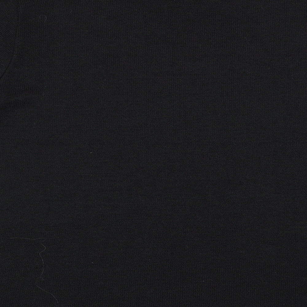 canda Womens Black   Basic T-Shirt Size XL