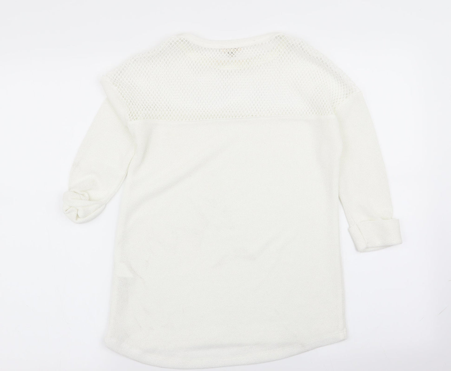 River Island Womens White   Basic T-Shirt Size 6
