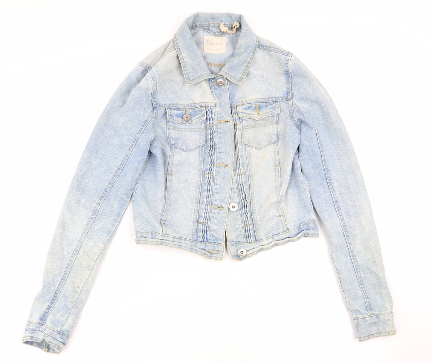 365 Womens Blue   Jacket  Size 8  - denim jacket