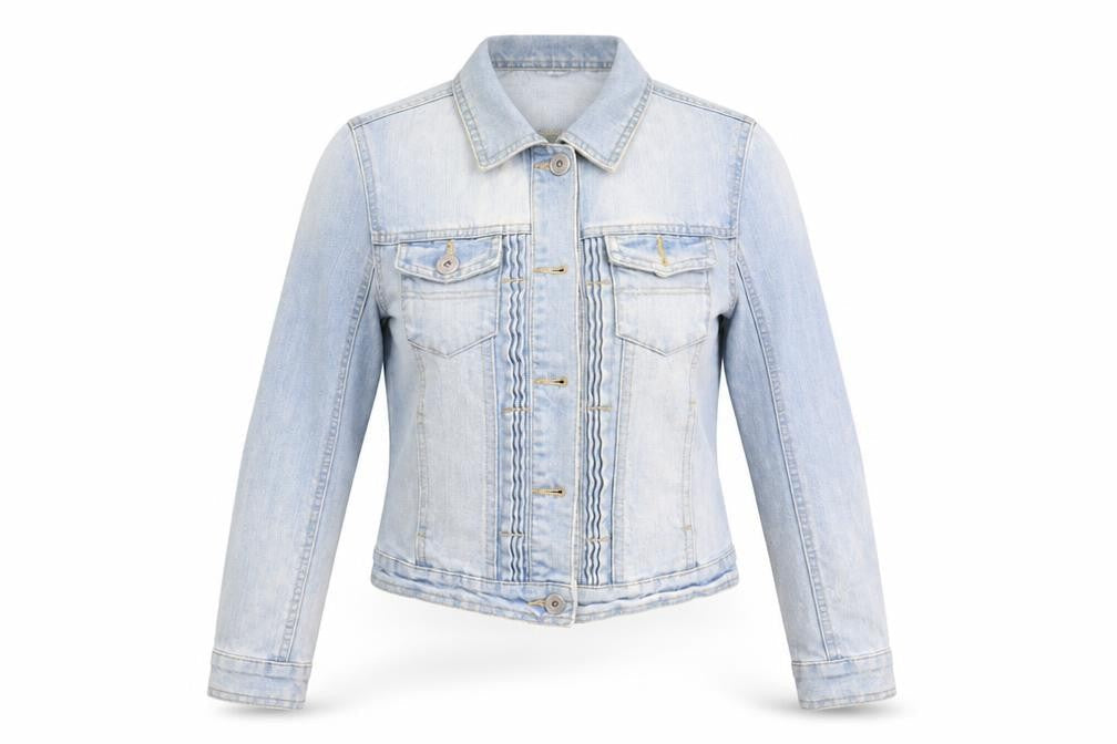 365 Womens Blue   Jacket  Size 8  - denim jacket