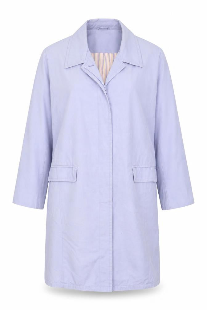 Agenda Womens Blue   Overcoat Coat Size 16
