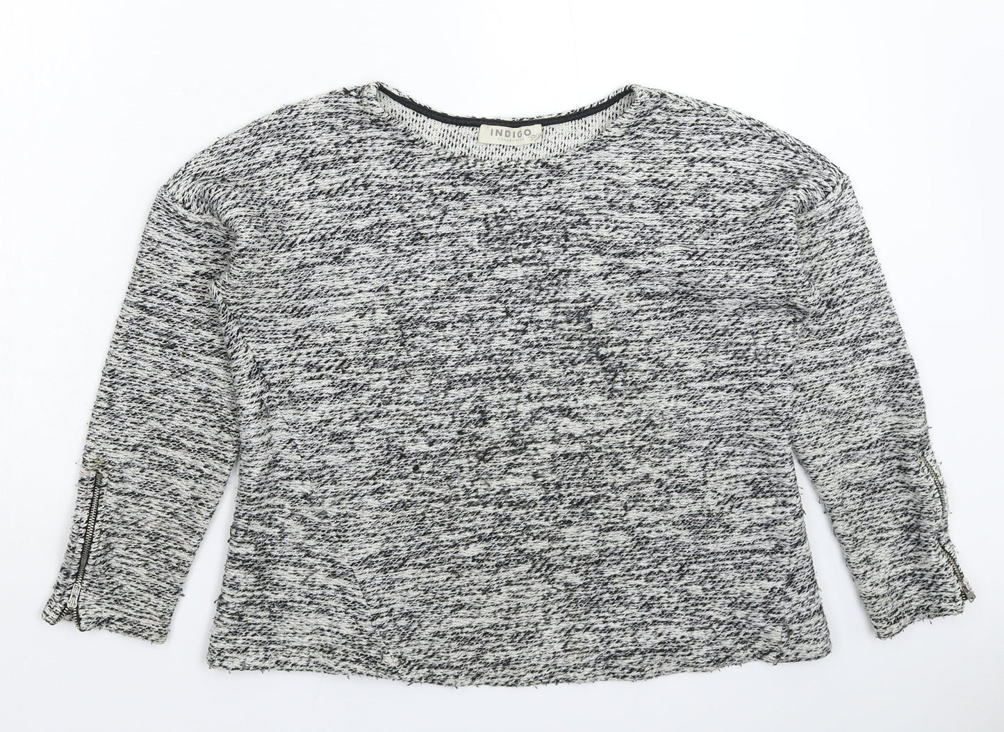 Marks and Spencer Womens Grey  Knit Pullover Jumper Size 14