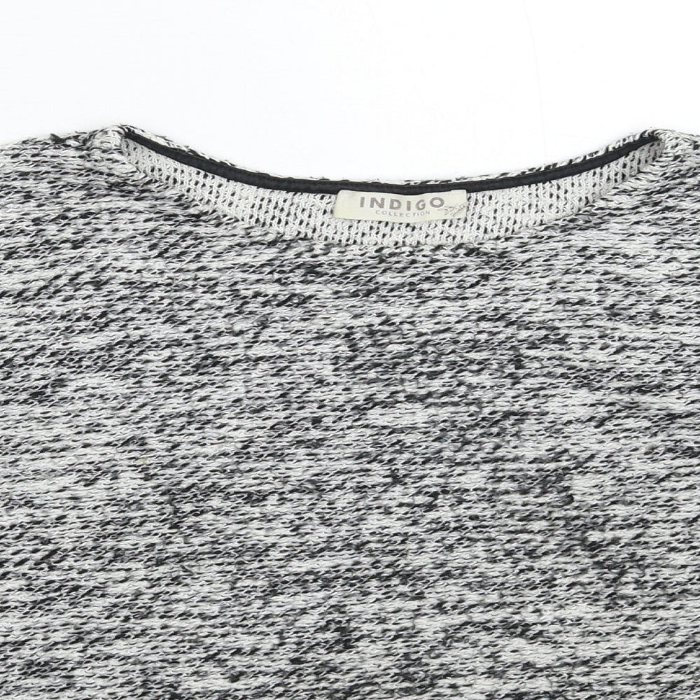 Marks and Spencer Womens Grey  Knit Pullover Jumper Size 14