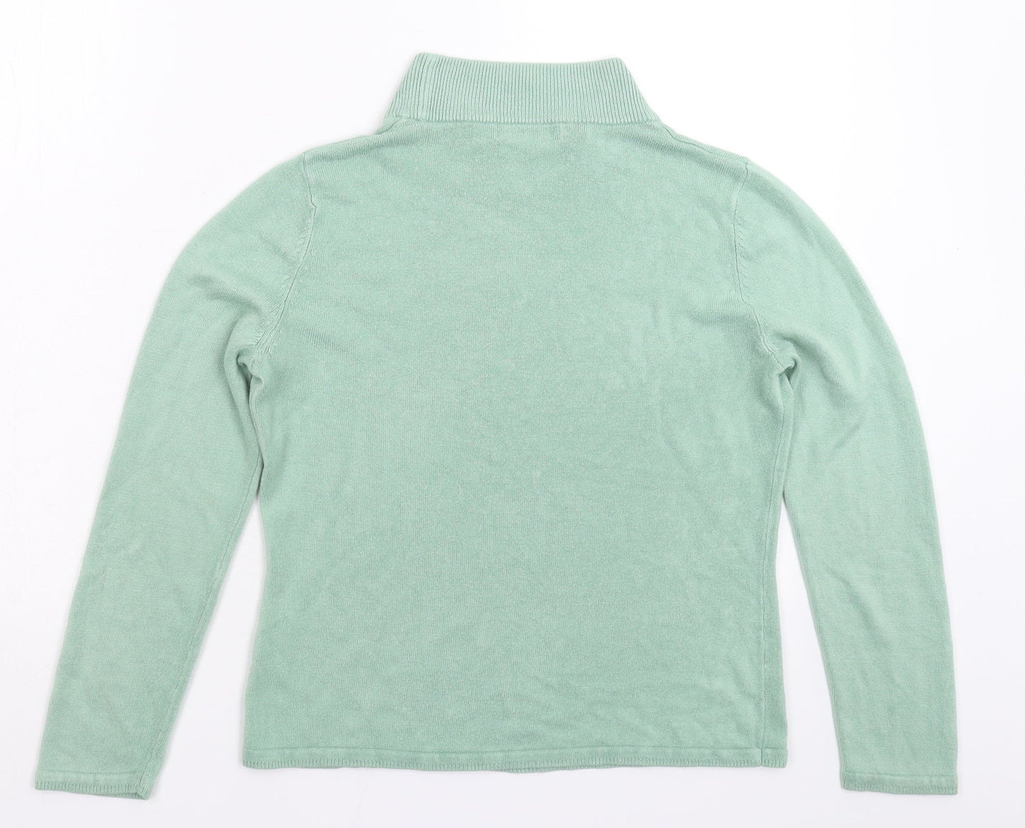 Bonmarché Womens Green  Knit Pullover Jumper Size S