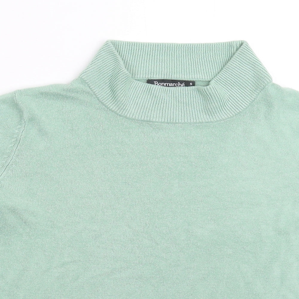 Bonmarché Womens Green  Knit Pullover Jumper Size S