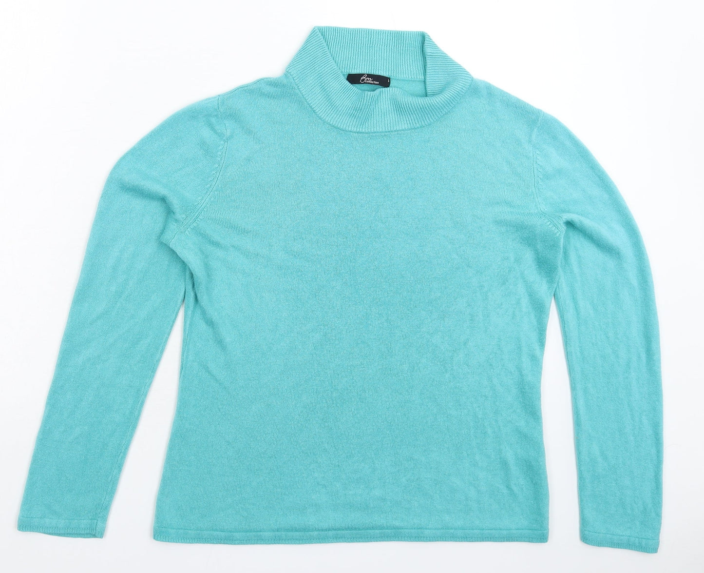 BM Womens Green  Knit Pullover Jumper Size S