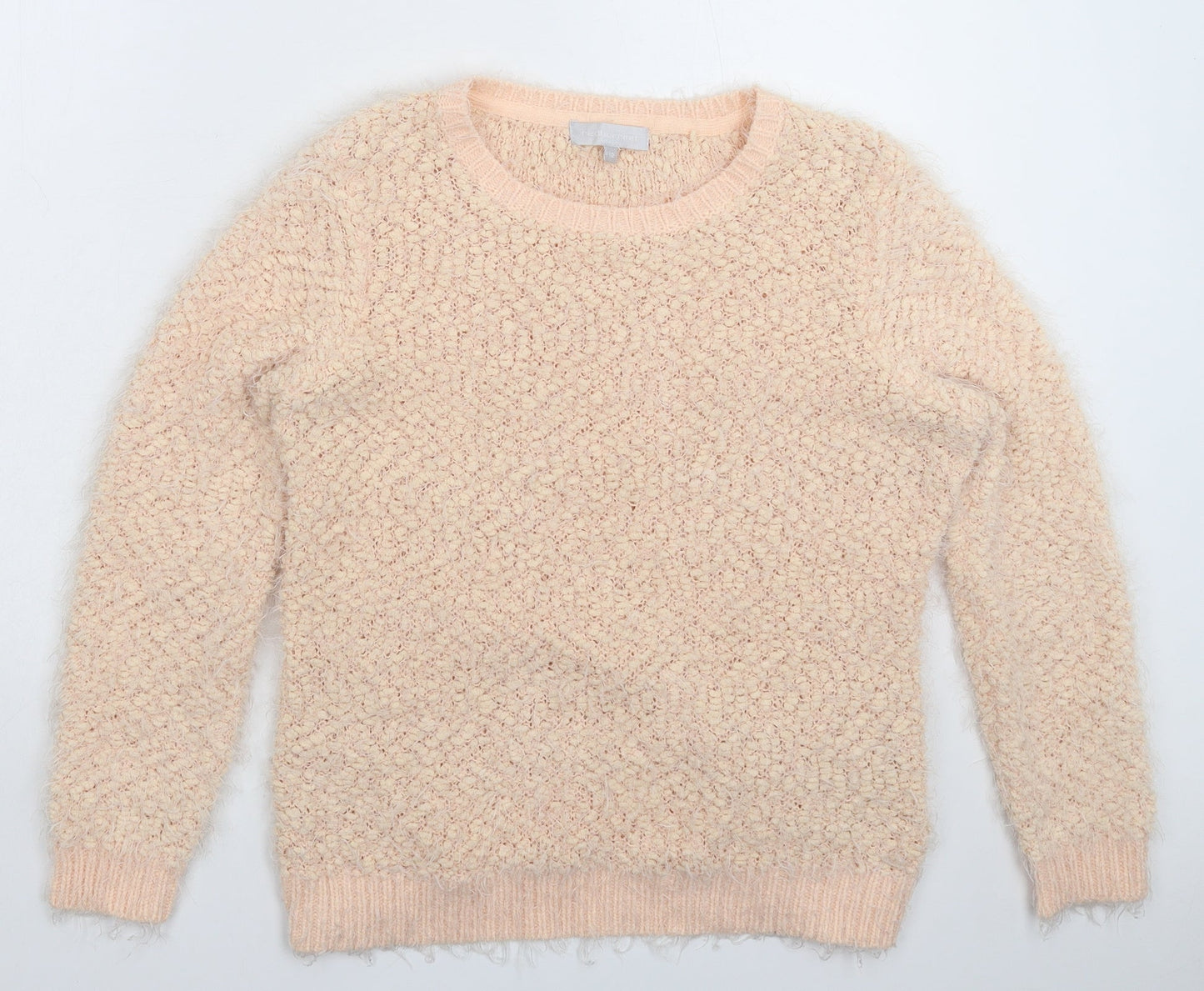 Red Herring Womens Beige  Knit Pullover Jumper Size 12