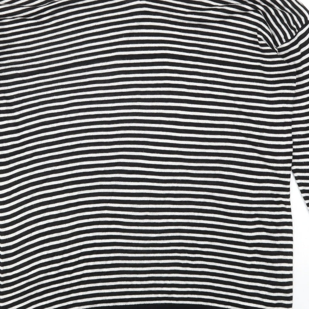 M&S Womens Multicoloured Striped  Pullover Jumper Size 10
