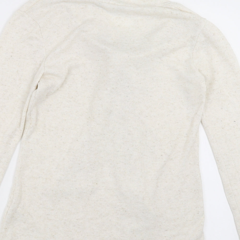 TU Womens Beige  Knit Pullover Jumper Size 8