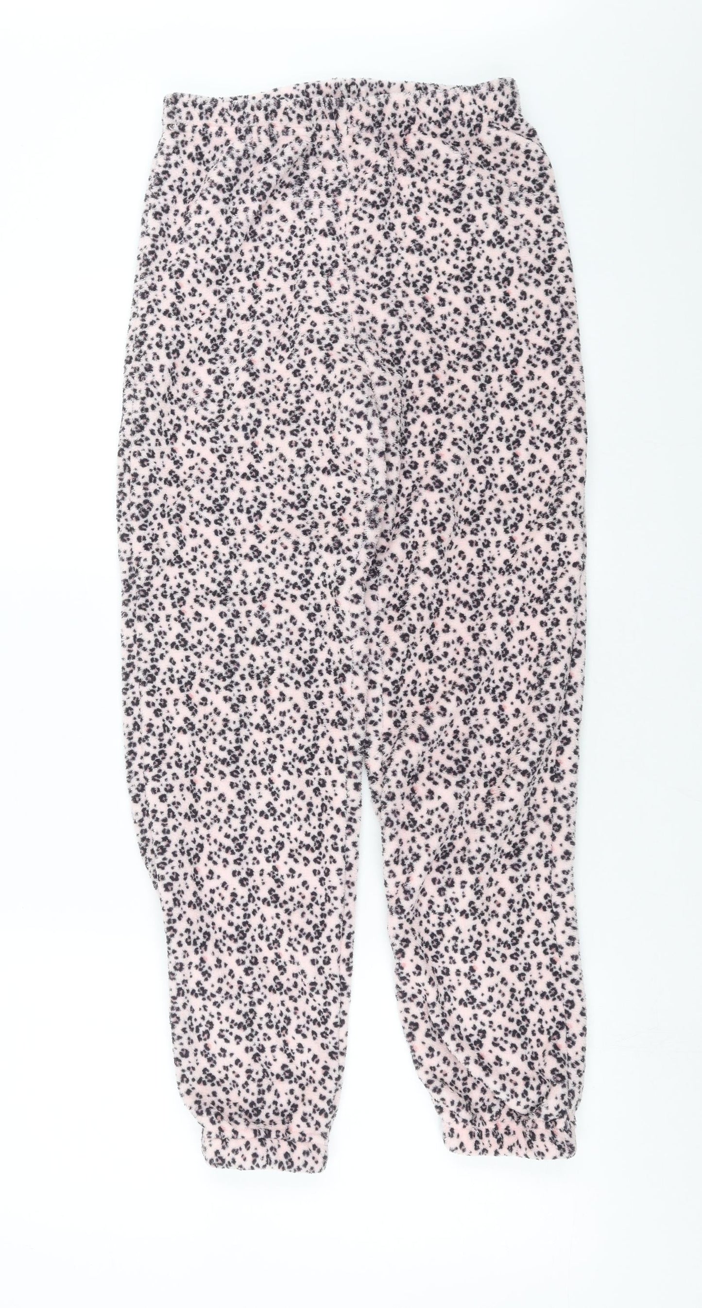 Love sleep Womens Pink Animal Print   Pyjama Pants Size 8