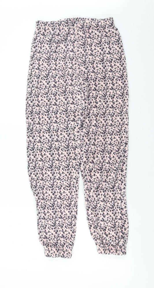 Love sleep Womens Pink Animal Print   Pyjama Pants Size 8
