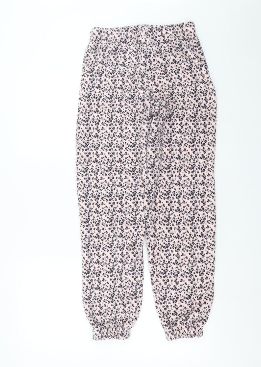 Love sleep Womens Pink Animal Print   Pyjama Pants Size 8