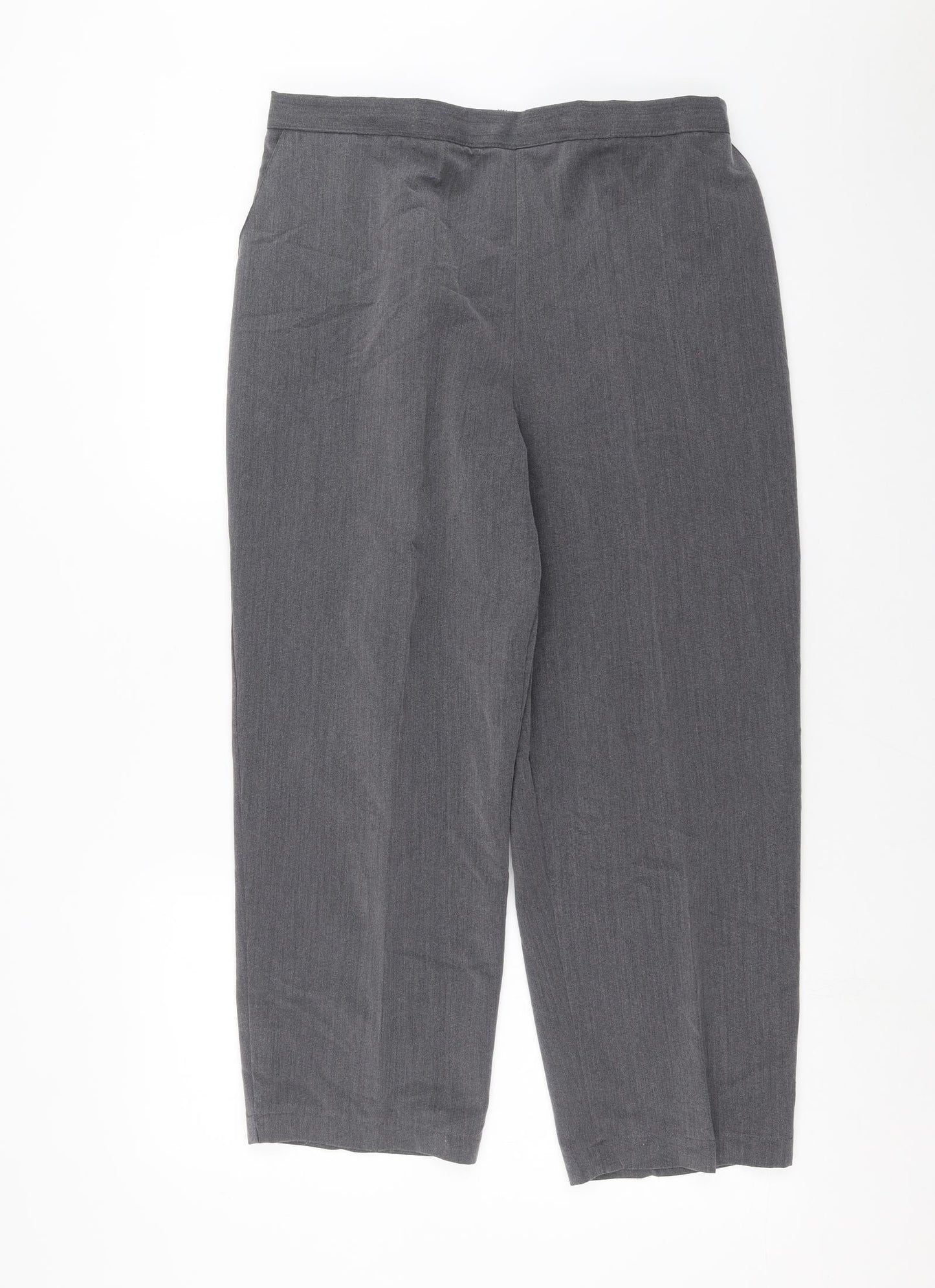 Preworn Womens Grey   Trousers  Size 34 in L26 in