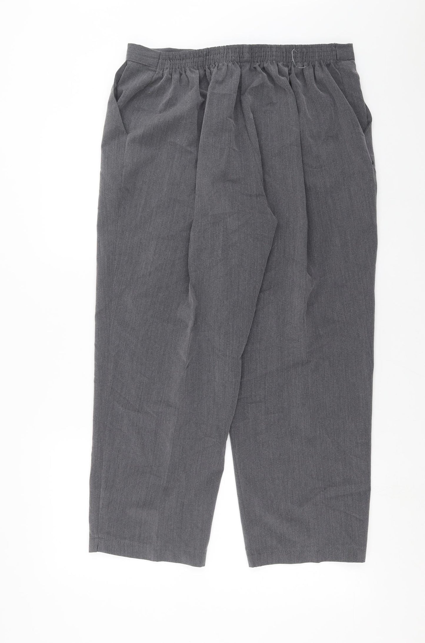 Preworn Womens Grey   Trousers  Size 34 in L26 in