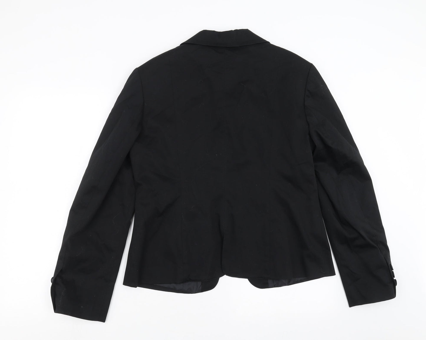 Preworn Womens Black   Jacket Suit Jacket Size 16