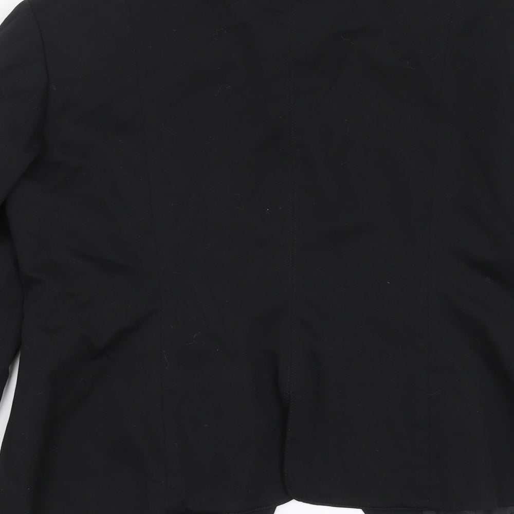 Preworn Womens Black   Jacket Suit Jacket Size 16