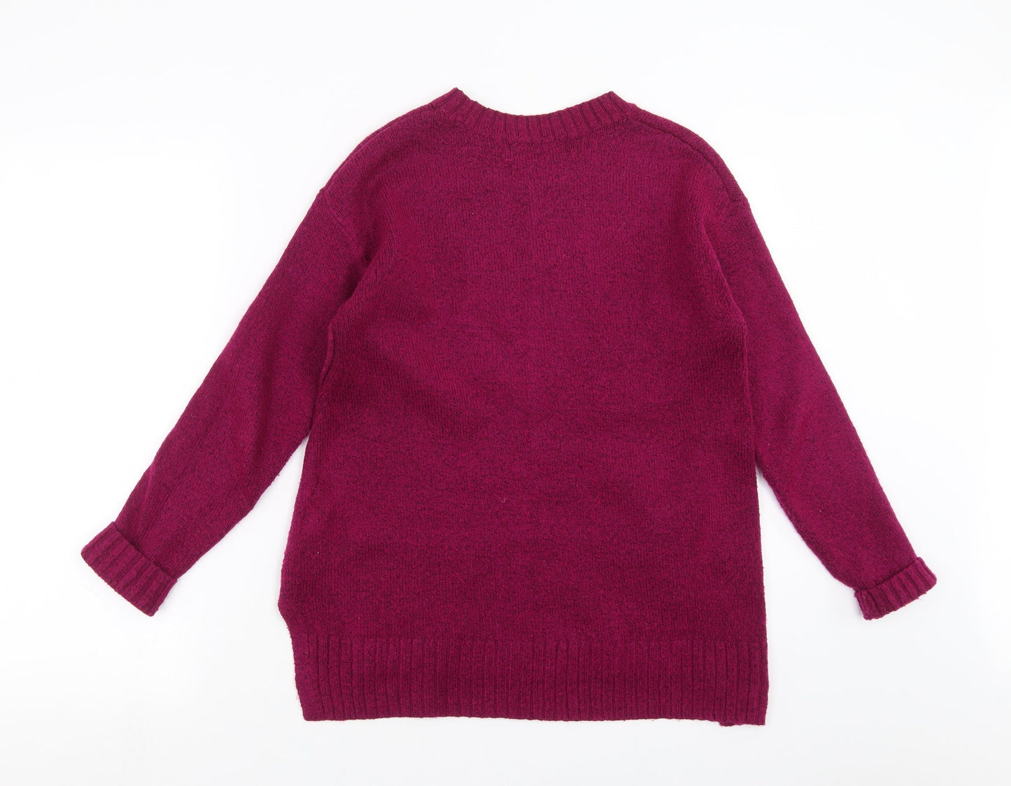Marks and Spencer Womens Purple  Knit Pullover Jumper Size S