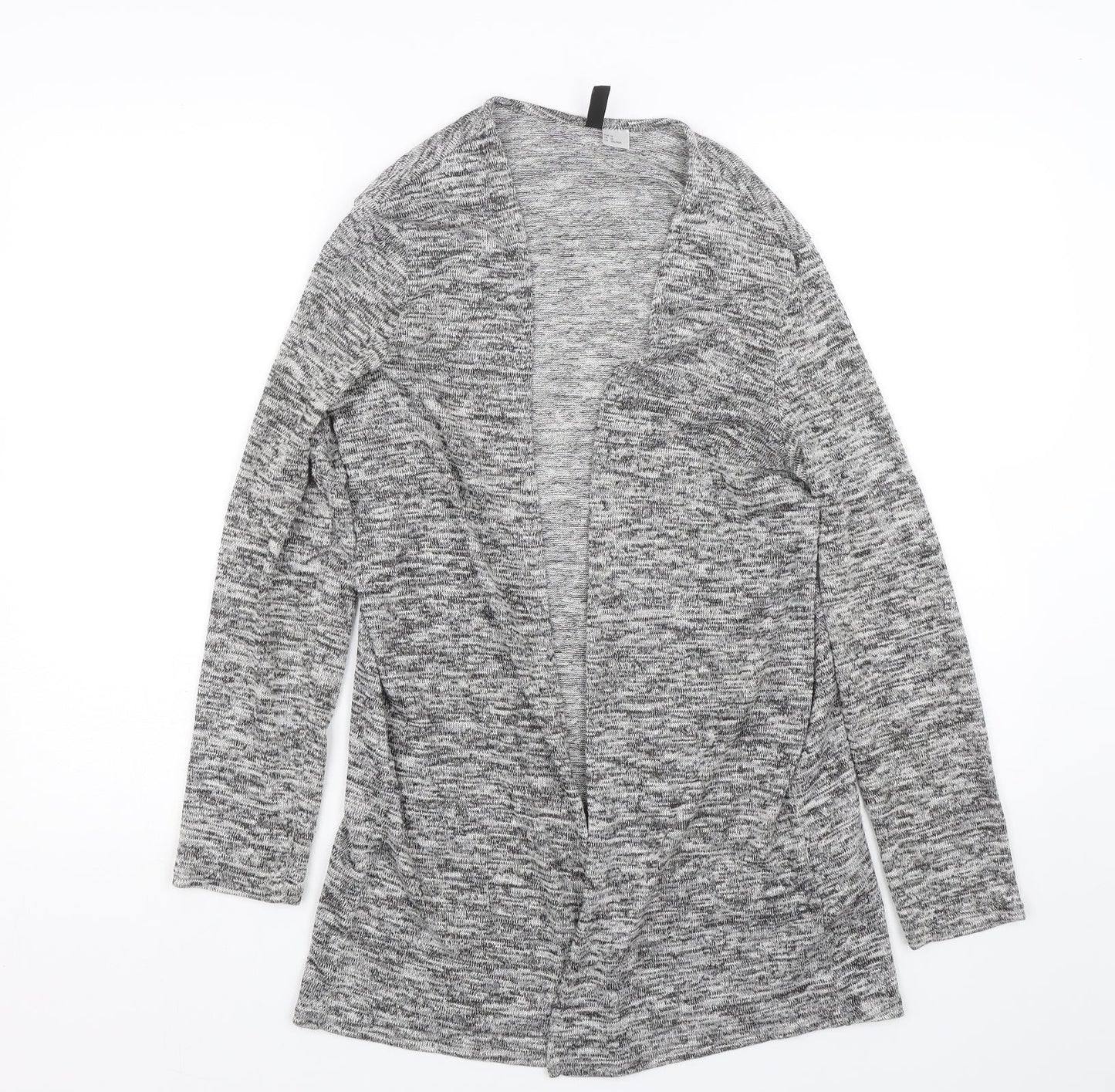 H&M Womens Grey   Cardigan Jumper Size M