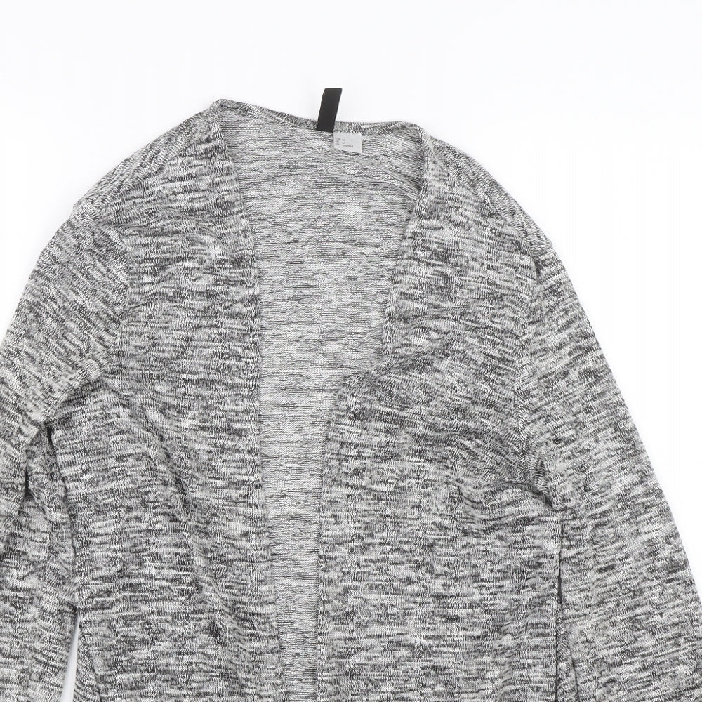 H&M Womens Grey   Cardigan Jumper Size M