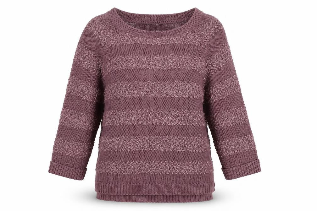 F&F Womens Purple Floral  Pullover Jumper Size 12