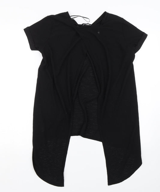 Select Womens Black   Basic T-Shirt Size 12