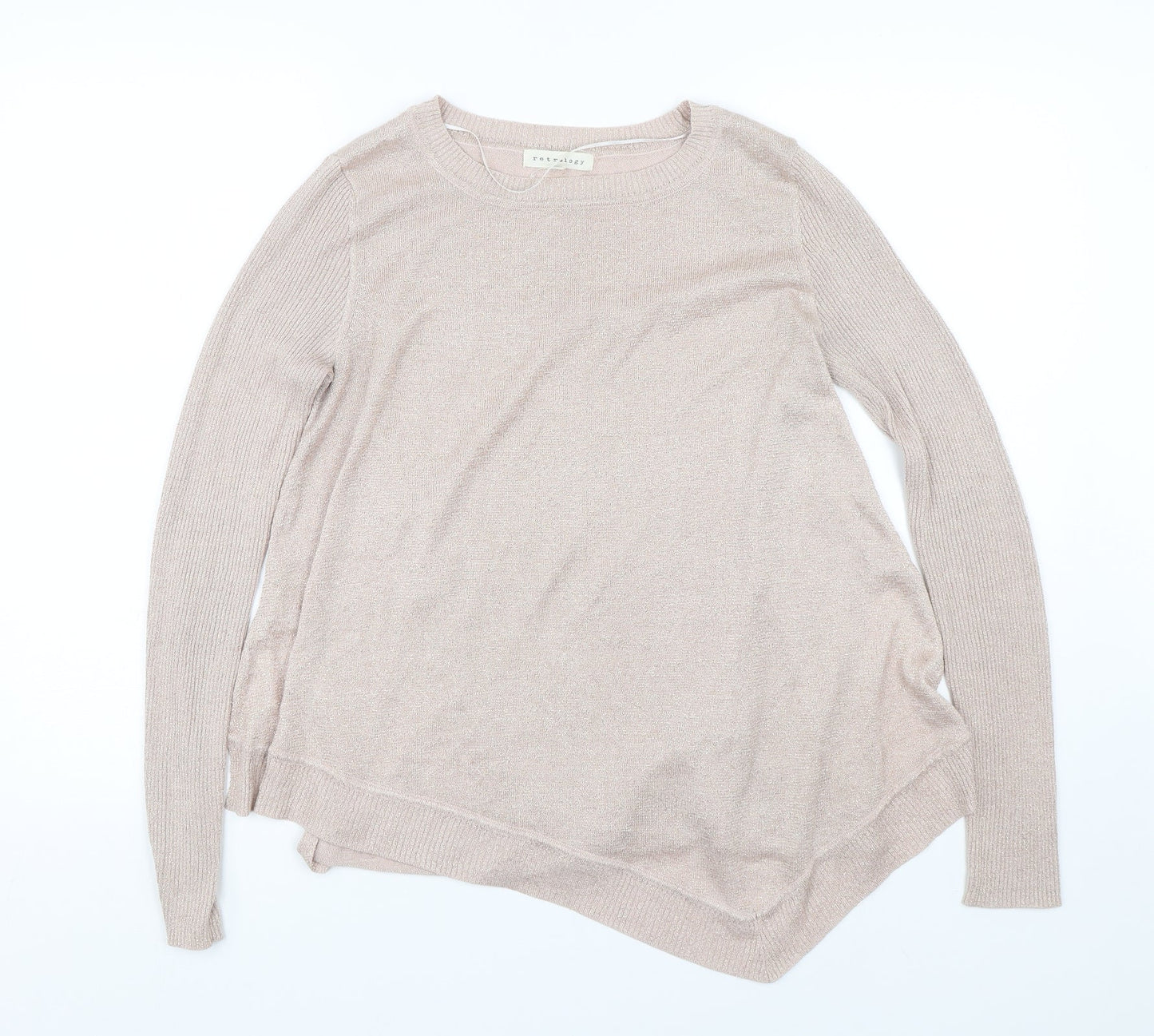 Retrology Womens Pink   Pullover Jumper Size M