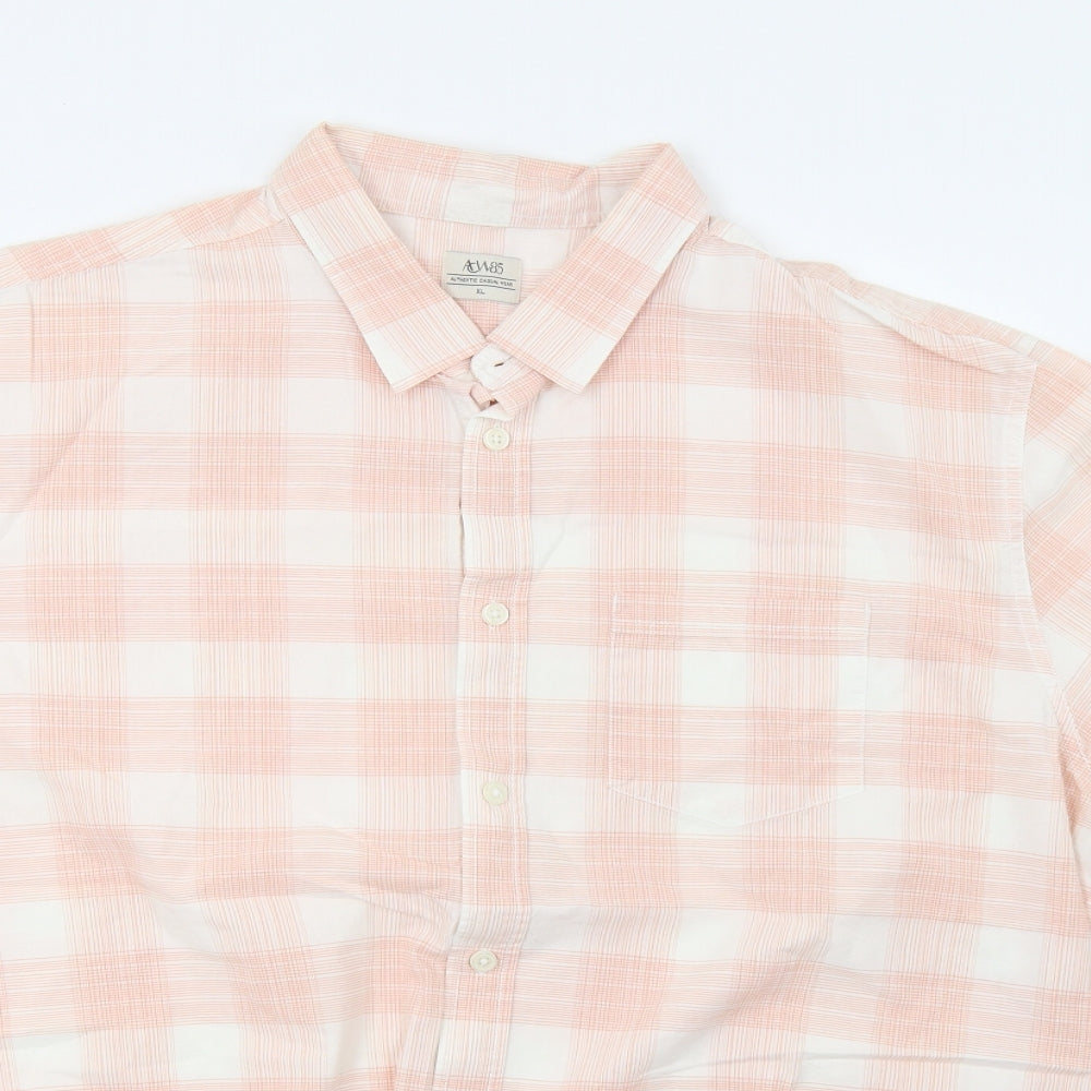Matalan Mens Red Check   Button-Up Size XL  - 44inch
